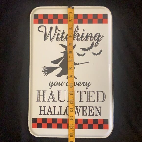 Tin Halloween Wall Decor Witch - Picture 6 of 6